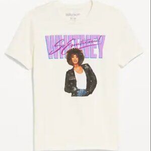 Old Navy Whitney Houston™ T-Shirt, Large, New with Tags